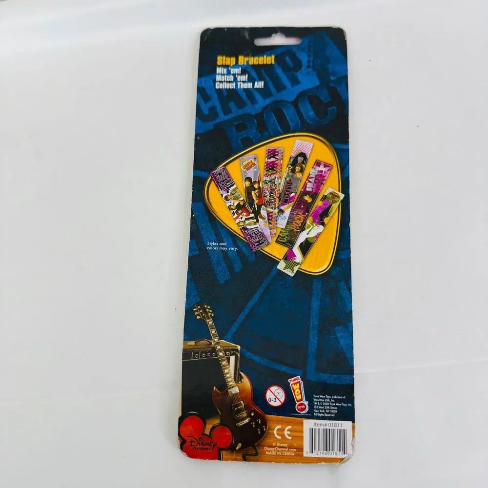 5 for $25| 2008 Disney‎ Camp Rock Slap Bracelet